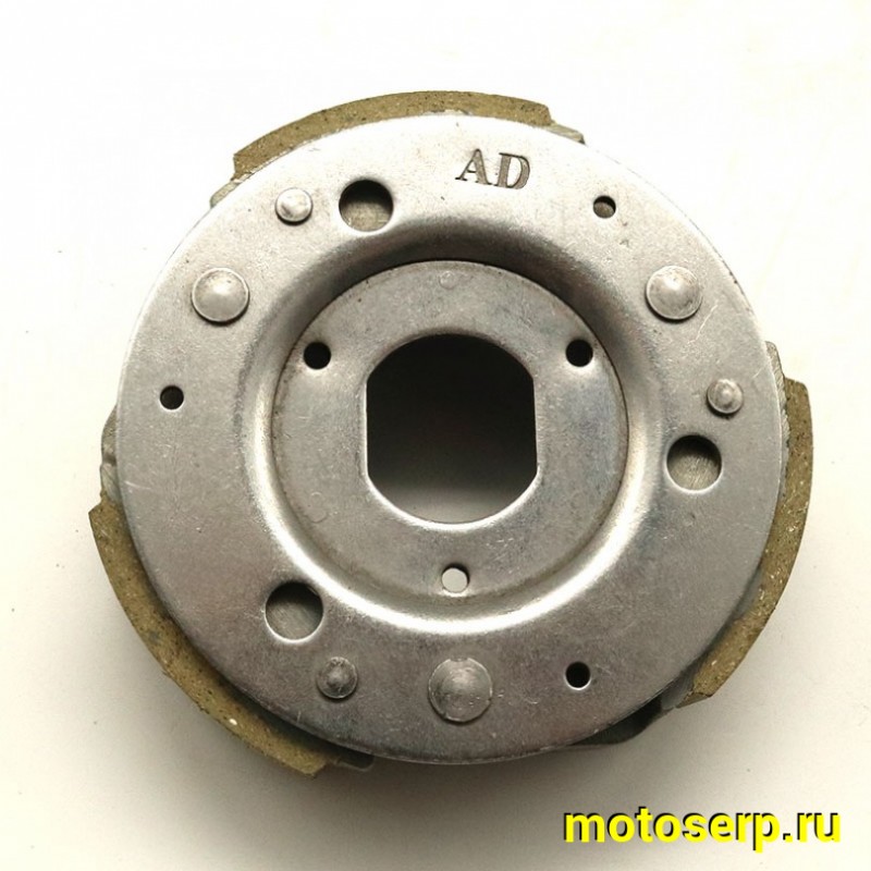 Купить  Сцепление (плата с колодками) центробежное, Suzuki AD/AG-50 (со скобой на внутренней части) (CN) (D-107mm) (шт) (0 купить с доставкой по Москве и России, цена, технические характеристики, комплектация фото  - motoserp.ru
