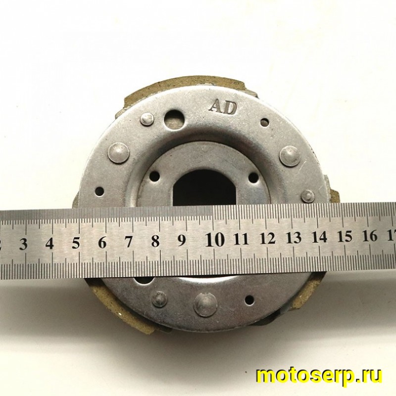 Купить  Сцепление (плата с колодками) центробежное, Suzuki AD/AG-50 (со скобой на внутренней части) (CN) (D-107mm) (шт) (0 купить с доставкой по Москве и России, цена, технические характеристики, комплектация фото  - motoserp.ru