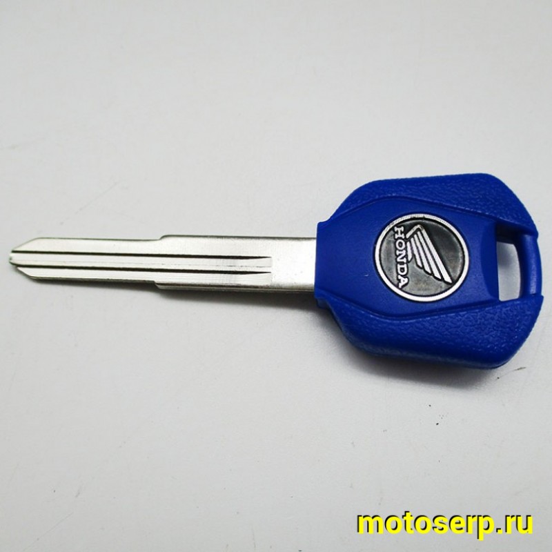 Купить  Ключ замка зажигания (ЗАГОТОВКА) HONDA (синий)  (шт)  (ANKON 010614 купить с доставкой по Москве и России, цена, технические характеристики, комплектация фото  - motoserp.ru