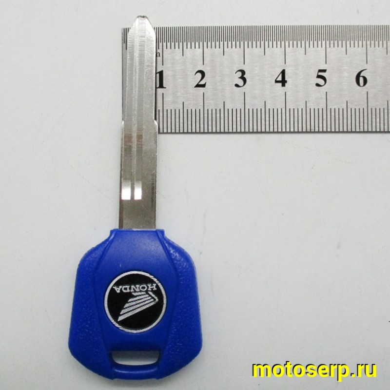 Купить  Ключ замка зажигания (ЗАГОТОВКА) HONDA (синий)  (шт)  (ANKON 010614 купить с доставкой по Москве и России, цена, технические характеристики, комплектация фото  - motoserp.ru