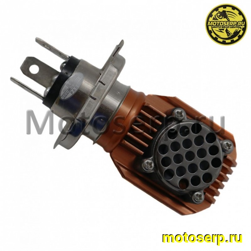 Купить  Лампа фары LED H4 (M11M) 9-18Вт/ 6000К (2-SMD диода); фары, светодиодная (c вентилятором охлаждения)  (шт)  (ANKON 004921 купить с доставкой по Москве и России, цена, технические характеристики, комплектация фото  - motoserp.ru