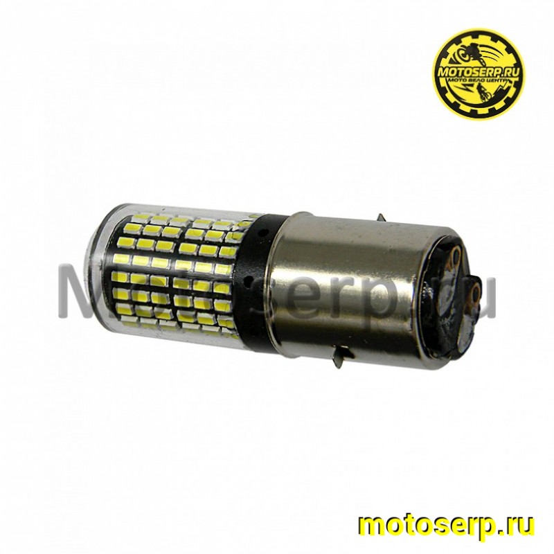 Купить  Лампа фары LED Н6 (BA20D) 8-85V/ (144-SMD диода); фары, светодиодная  (шт)  (ANKON 004922 купить с доставкой по Москве и России, цена, технические характеристики, комплектация фото  - motoserp.ru