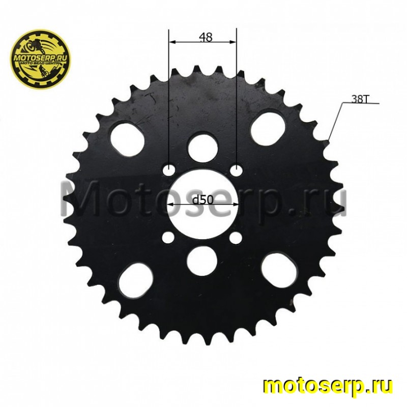 Купить  Звезда ведомая голая (венец) (530-38) (530-38T D-50mm, 4x48mm) ATV WILD TRACK и др. (шт) (ML 12990 купить с доставкой по Москве и России, цена, технические характеристики, комплектация фото  - motoserp.ru