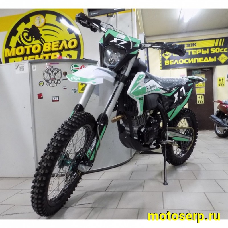 Купить  ====Мотоцикл Кросс/Эндуро FX MOTO X7 CB250 (спортинв), 21/18 (шт) (ZUUMAV купить с доставкой по Москве и России, цена, технические характеристики, комплектация фото  - motoserp.ru