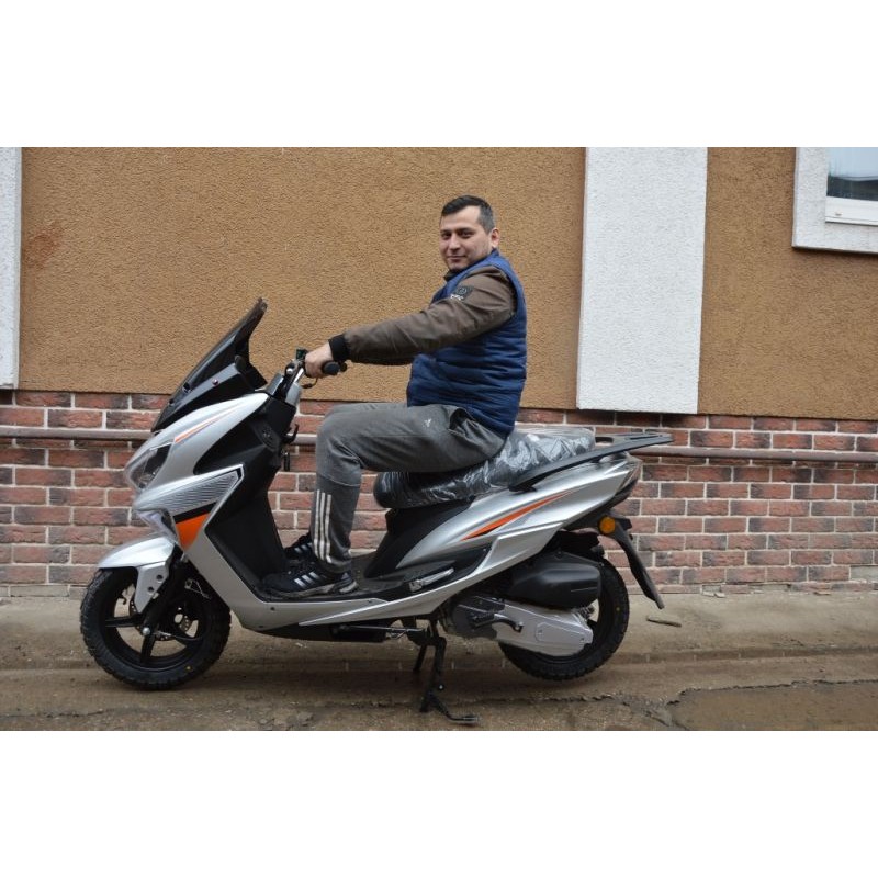 Купить  Скутер MM GALAXY (Гэлакси) 50cc, 4Т,возд. охл.,торм. диск/бараб.,кол 12" реплика Yamaha N-MAX  (шт) 01500 (MM  купить с доставкой по Москве и России, цена, технические характеристики, комплектация фото  - motoserp.ru