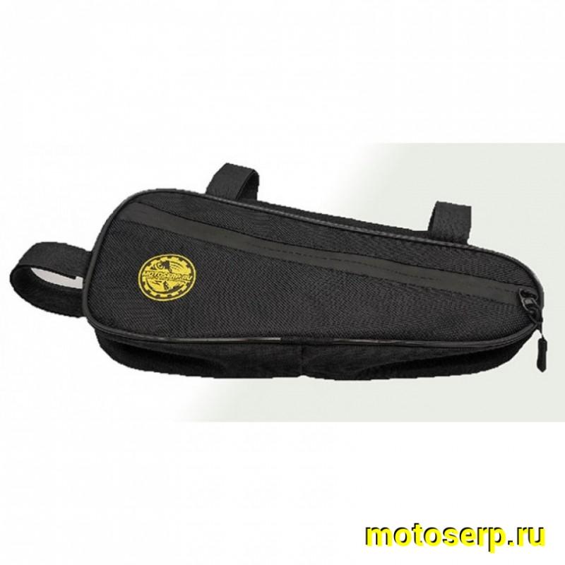 Купить  Подсумок (велосумка) под раму MOTOSERP 30х14х5 см со световозвращающей лентой Вело (шт) (Оптима партнер 555-552 купить с доставкой по Москве и России, цена, технические характеристики, комплектация фото  - motoserp.ru