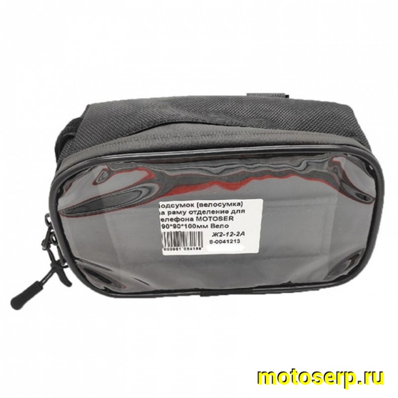 Купить  Подсумок (велосумка) на раму отделение для телефона MOTOSER 190*90*100мм Вело (шт) (Оптима партнер 555-538 купить с доставкой по Москве и России, цена, технические характеристики, комплектация фото  - motoserp.ru
