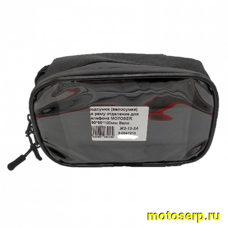 Купить  Подсумок (велосумка) на раму отделение для телефона MOTOSER 190*90*100мм Вело (шт) (Оптима партнер 555-538 купить с доставкой по Москве и России, цена, технические характеристики, комплектация фото  - motoserp.ru