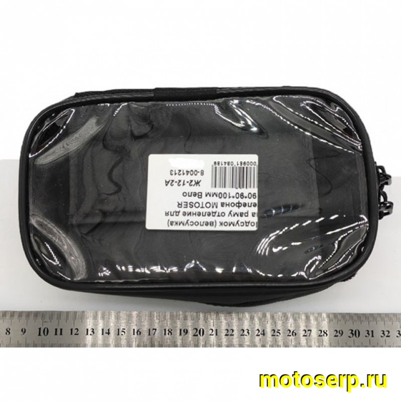Купить  Подсумок (велосумка) на раму отделение для телефона MOTOSER 190*90*100мм Вело (шт) (Оптима партнер 555-538 купить с доставкой по Москве и России, цена, технические характеристики, комплектация фото  - motoserp.ru