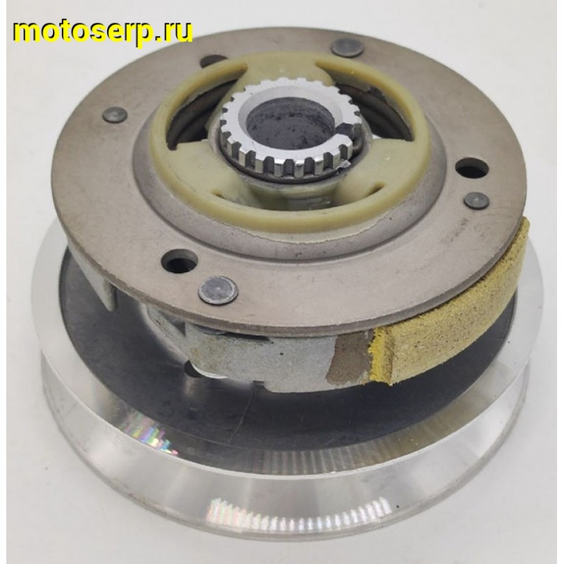 Купить  Сцепление центробежное в сб. (вариатор задний) Honda DIO AF34/48/51/56 и др.(щека D-117mm, барабан d-107mm 22зуб.) (шт) (К-дар 2101221 купить с доставкой по Москве и России, цена, технические характеристики, комплектация фото  - motoserp.ru