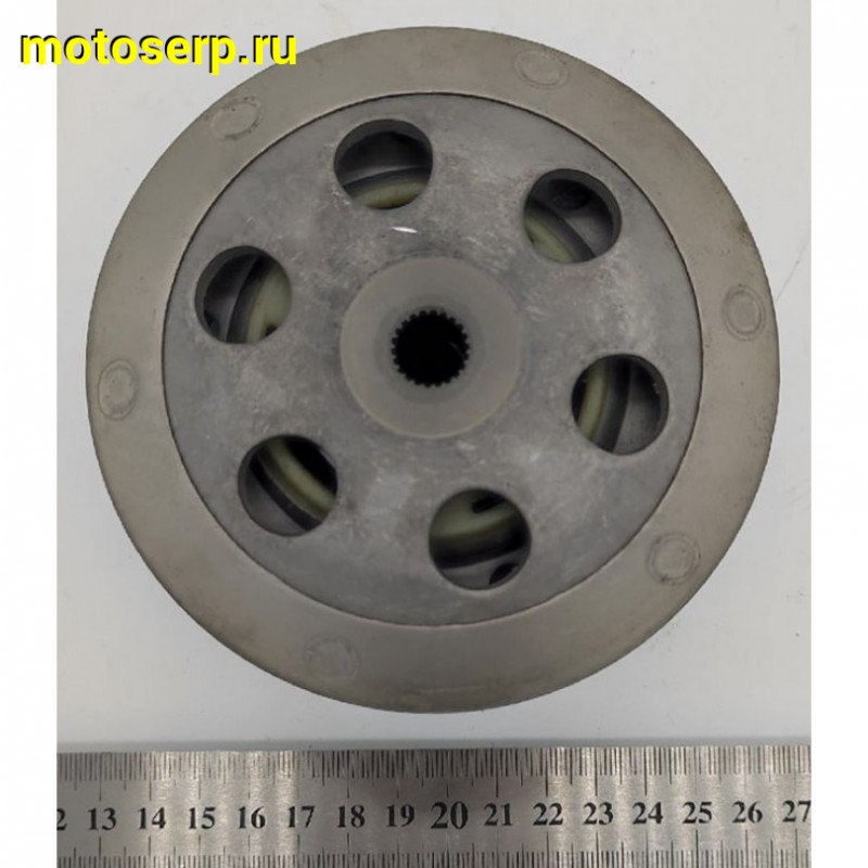Купить  Сцепление центробежное в сб. (вариатор задний) Honda DIO AF34/48/51/56 и др.(щека D-117mm, барабан d-107mm 22зуб.) (шт) (К-дар 2101221 купить с доставкой по Москве и России, цена, технические характеристики, комплектация фото  - motoserp.ru
