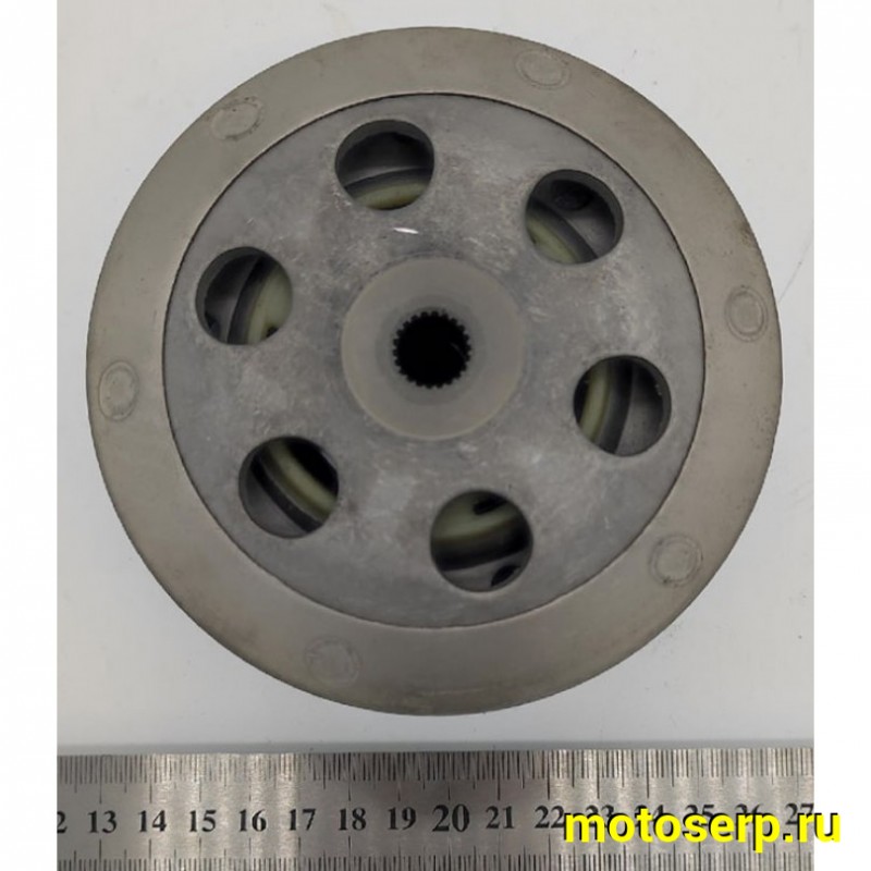 Купить  Сцепление центробежное в сб. (вариатор задний) Honda DIO AF34/48/51/56 и др.(щека D-117mm, барабан d-107mm 22зуб.) (шт) (К-дар 2101221 купить с доставкой по Москве и России, цена, технические характеристики, комплектация фото  - motoserp.ru