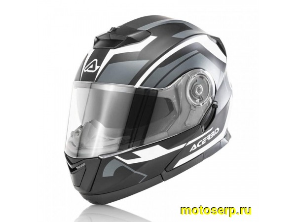 Купить  Шлем трансформер (модуляр) ACERBIS SEREL BLACK/GREY,  р-р M (шт) (Progasi 0023929.319.064 купить с доставкой по Москве и России, цена, технические характеристики, комплектация фото  - motoserp.ru