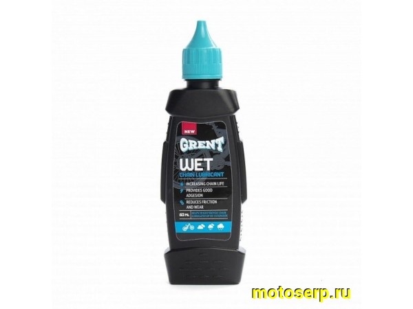 Купить  Смазка жидкая "GRENT WET LUBE" для влажной погоды 120мл Вело (шт) (БАЙКОМ 40471 купить с доставкой по Москве и России, цена, технические характеристики, комплектация фото  - motoserp.ru
