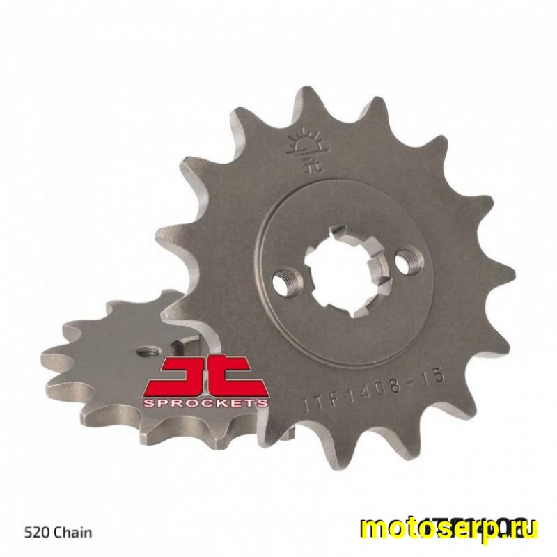 Купить  Звезда ведущая JTF1408.15 JP (шт)  купить с доставкой по Москве и России, цена, технические характеристики, комплектация фото  - motoserp.ru