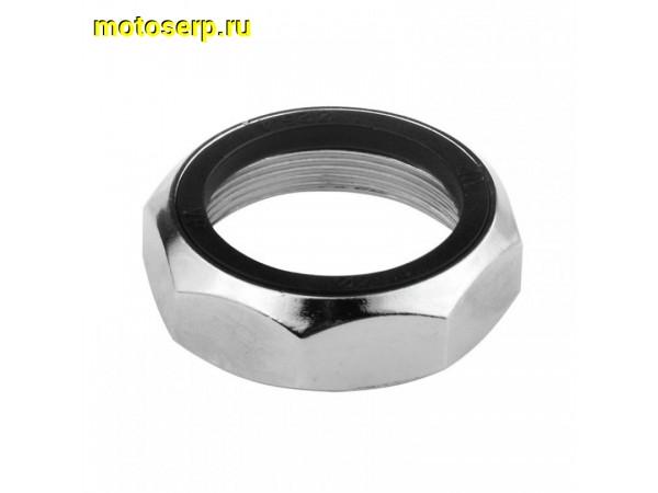 Купить  Гайка для резьбовых рулевых колонок 1-1/8 Вело (шт) (Грехнев 07675 купить с доставкой по Москве и России, цена, технические характеристики, комплектация фото  - motoserp.ru
