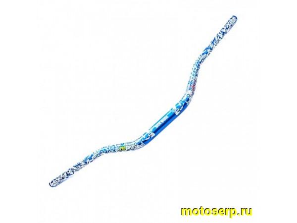 Купить  Руль 28мм (универсальный алюминиевый 1-1/8) OTOM Fatbar Синий (шт) (ML 13758 купить с доставкой по Москве и России, цена, технические характеристики, комплектация фото  - motoserp.ru