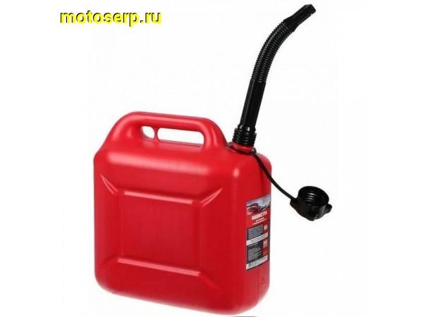 Купить  Канистра для заправки топливом  с крышкой и лейкой (3ton PROFI) 10 л. КРАСНАЯ(шт) (БАЙКОМ 55298 купить с доставкой по Москве и России, цена, технические характеристики, комплектация фото  - motoserp.ru