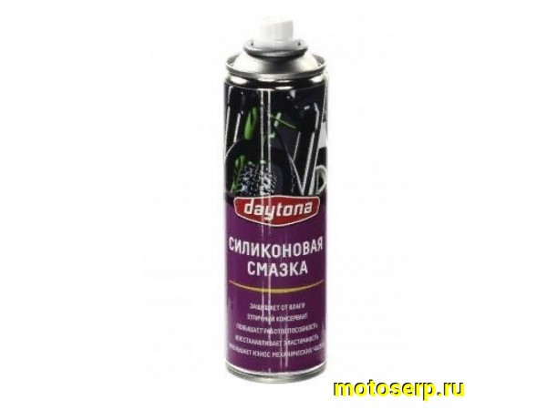 Купить  Смазка цепи. аэрозоль силиконовая Daytona 335ml Вело (шт) (БАЙКОМ 2010306 купить с доставкой по Москве и России, цена, технические характеристики, комплектация фото  - motoserp.ru