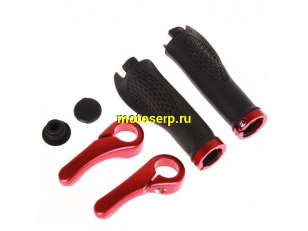Купить  Грипсы (ручки, резинки) на руль 130 мм анатомические с рогами Вело (пар) (Грехнев 07620 купить с доставкой по Москве и России, цена, технические характеристики, комплектация фото  - motoserp.ru