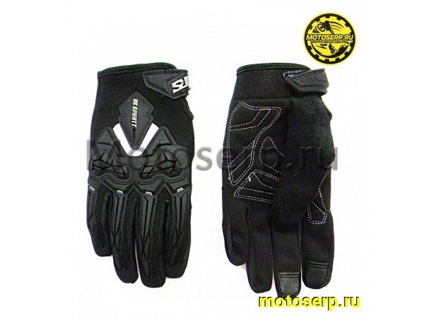 Купить  Перчатки SPURTT RS01 черные (L) (пар)  (Regul 301205-2 купить с доставкой по Москве и России, цена, технические характеристики, комплектация фото  - motoserp.ru