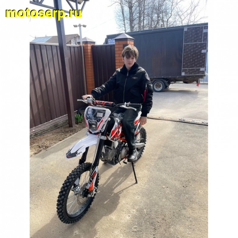 Купить  Питбайк KAYO Basic TT140EM 17/14 KRZ (механ. сцепл., эл. стартер) (шт) (SM купить с доставкой по Москве и России, цена, технические характеристики, комплектация фото  - motoserp.ru