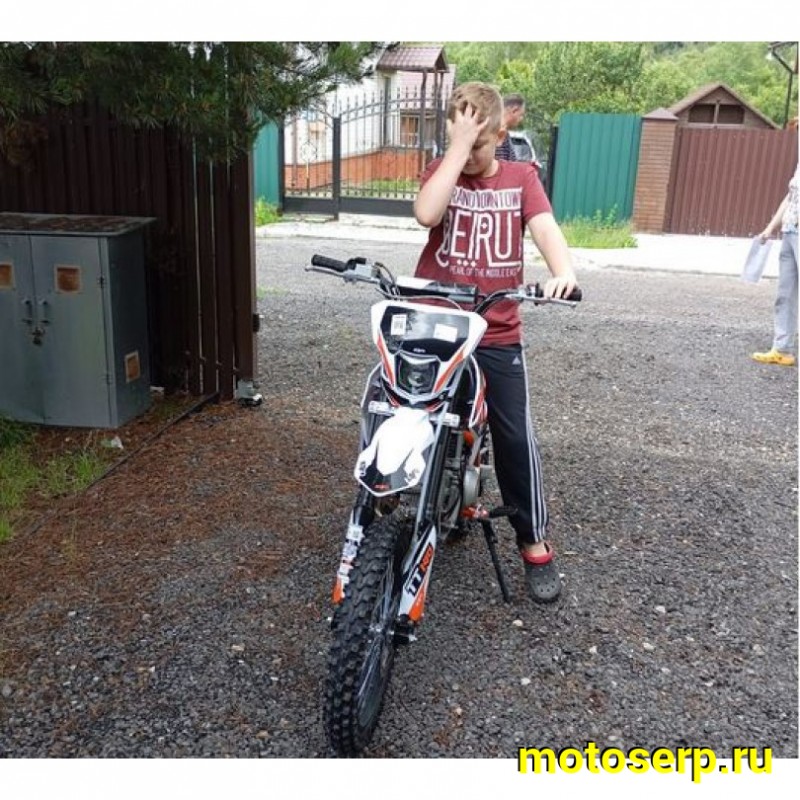 Купить  Питбайк KAYO Basic TT140EM 17/14 KRZ (механ. сцепл., эл. стартер) (шт) (SM купить с доставкой по Москве и России, цена, технические характеристики, комплектация фото  - motoserp.ru