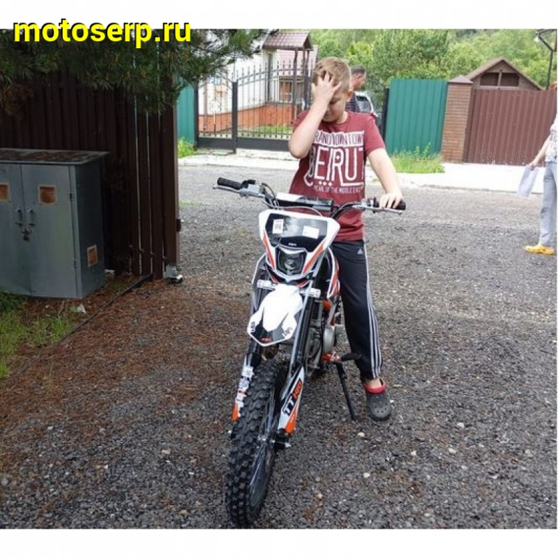 Купить  Питбайк KAYO Basic TT140EM 17/14 KRZ (механ. сцепл., эл. стартер) (шт) (SM купить с доставкой по Москве и России, цена, технические характеристики, комплектация фото  - motoserp.ru