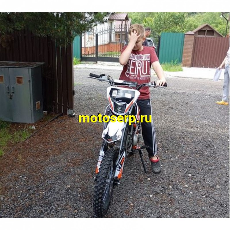 Купить  Питбайк KAYO BASIC TT140EM 17/14 KRZ (механ. сцепл., эл. стартер) (шт) (SM купить с доставкой по Москве и России, цена, технические характеристики, комплектация фото  - motoserp.ru