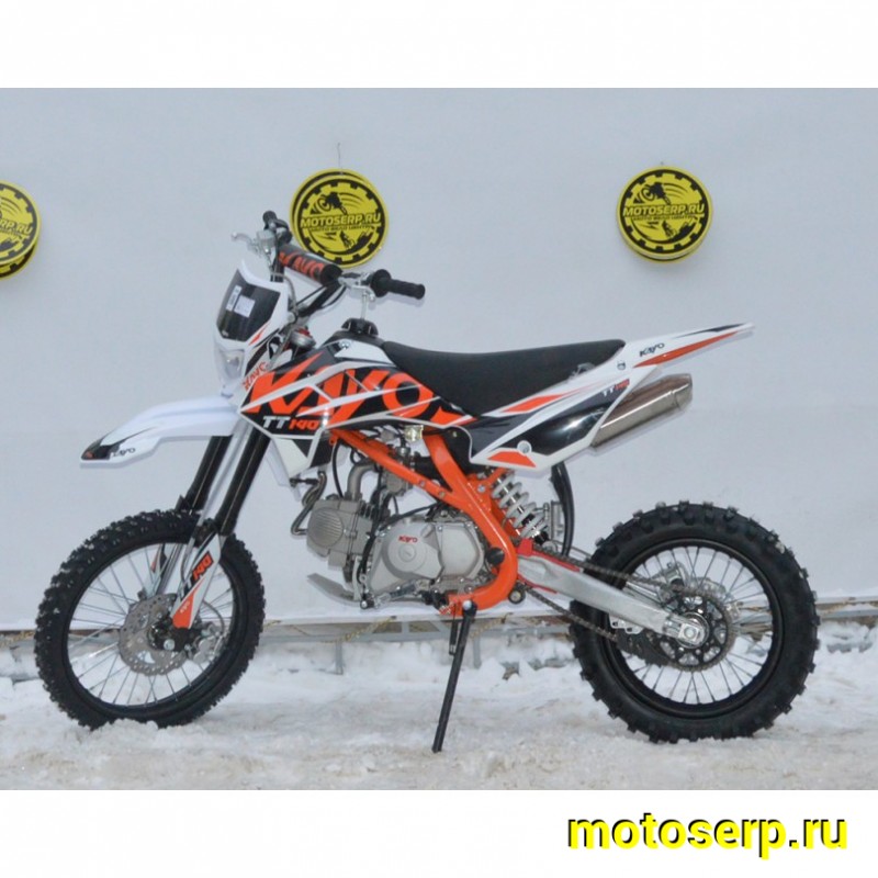 Купить  Питбайк KAYO Basic TT140EM 17/14 KRZ (механ. сцепл., эл. стартер) (шт) (SM купить с доставкой по Москве и России, цена, технические характеристики, комплектация фото  - motoserp.ru