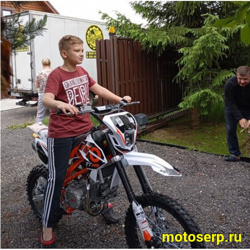 Купить  Питбайк KAYO Basic TT140EM 17/14 KRZ (механ. сцепл., эл. стартер) (шт) (SM купить с доставкой по Москве и России, цена, технические характеристики, комплектация фото  - motoserp.ru