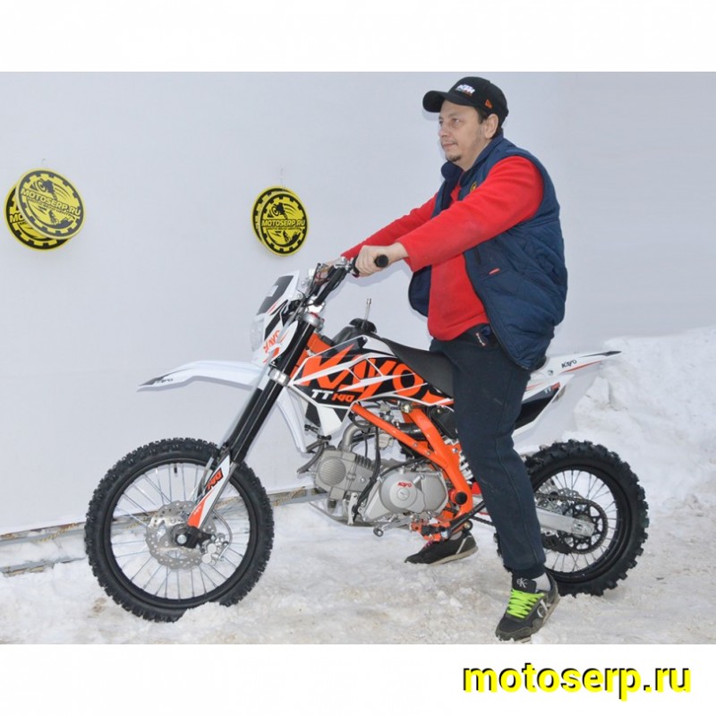 Купить  Питбайк KAYO Basic TT140EM 17/14 KRZ (механ. сцепл., эл. стартер) (шт) (SM купить с доставкой по Москве и России, цена, технические характеристики, комплектация фото  - motoserp.ru