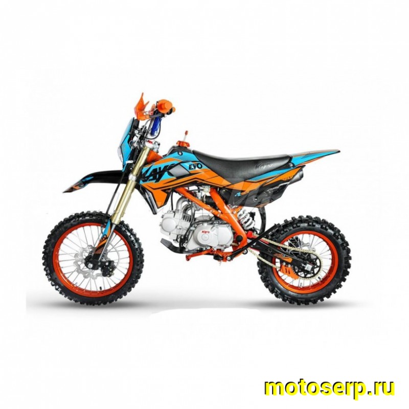 Купить  ====Питбайк KAYO EVOLUTION YX125EM 17/14 KRZ (механ. сцепл., эл. стартер) (зал) (шт) (SM купить с доставкой по Москве и России, цена, технические характеристики, комплектация фото  - motoserp.ru