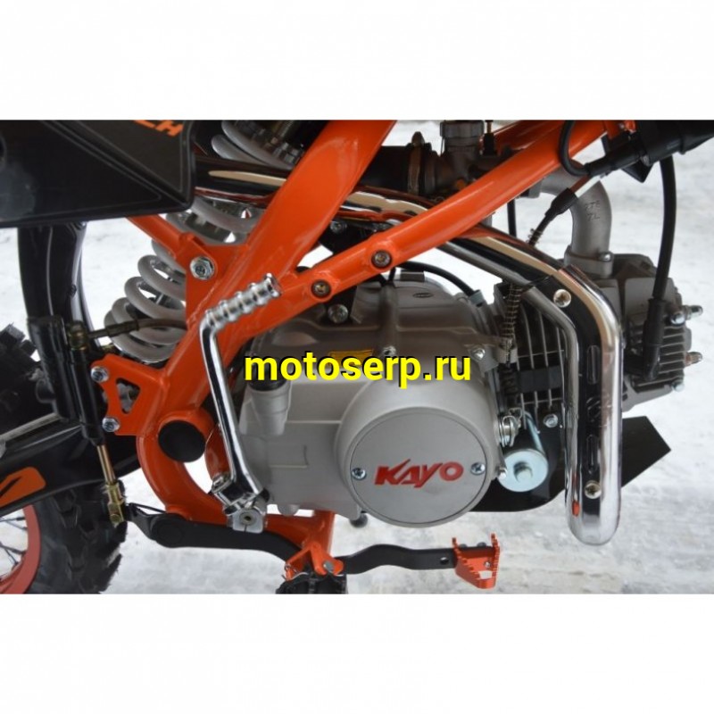 Купить  ====Питбайк KAYO EVOLUTION YX125EM 17/14 KRZ (механ. сцепл., эл. стартер) (зал) (шт) (SM купить с доставкой по Москве и России, цена, технические характеристики, комплектация фото  - motoserp.ru