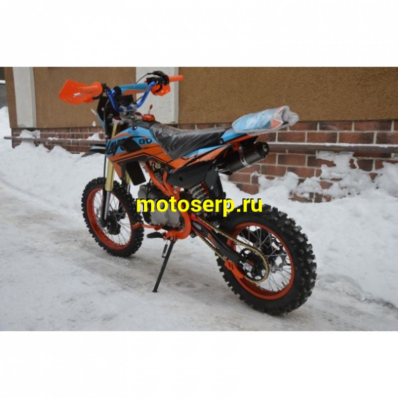 Купить  ====Питбайк KAYO EVOLUTION YX125EM 17/14 KRZ (механ. сцепл., эл. стартер) (зал) (шт) (SM купить с доставкой по Москве и России, цена, технические характеристики, комплектация фото  - motoserp.ru
