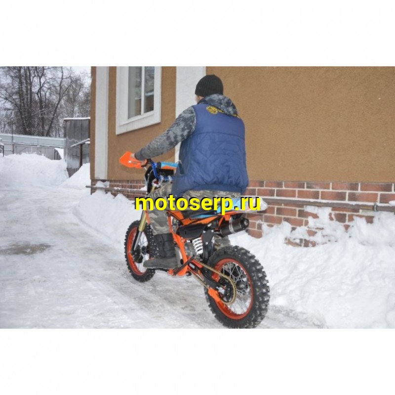 Купить  ====Питбайк KAYO EVOLUTION YX125EM 17/14 KRZ (механ. сцепл., эл. стартер) (зал) (шт) (SM купить с доставкой по Москве и России, цена, технические характеристики, комплектация фото  - motoserp.ru