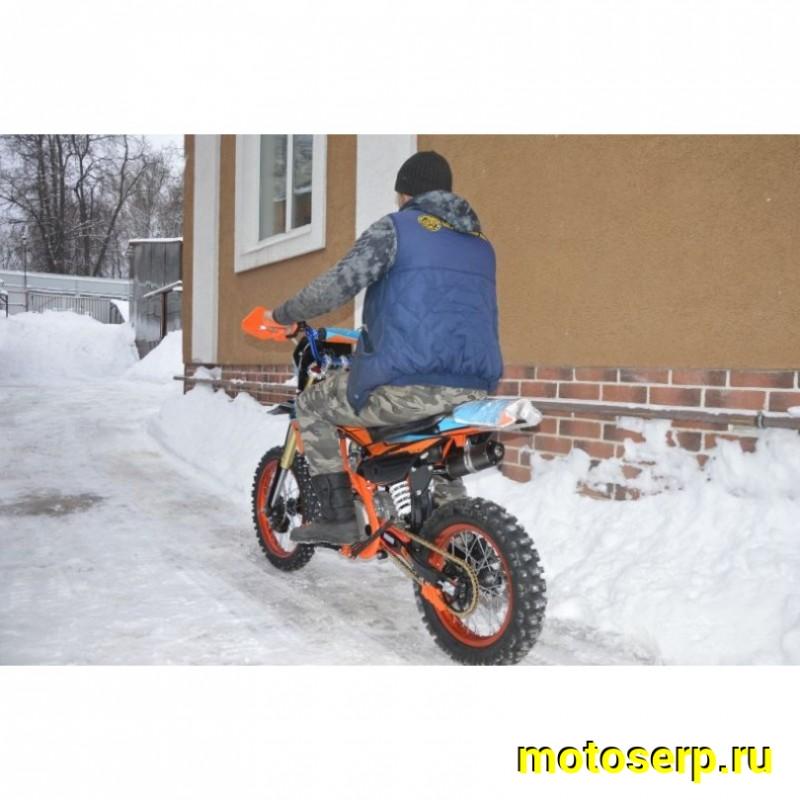 Купить  ====Питбайк KAYO EVOLUTION YX125EM 17/14 KRZ (механ. сцепл., эл. стартер) (зал) (шт) (SM купить с доставкой по Москве и России, цена, технические характеристики, комплектация фото  - motoserp.ru