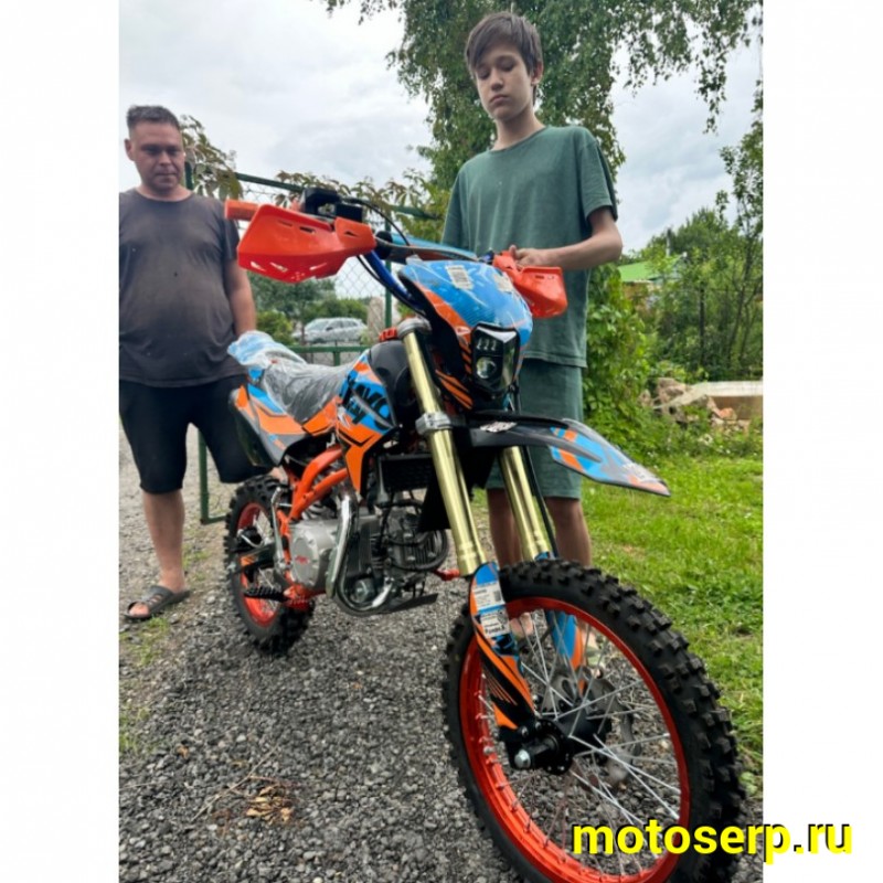 Купить  Питбайк KAYO Evolution YX140EM 17/14 KRZ (механ. сцепл., эл. стартер) (шт) (SM купить с доставкой по Москве и России, цена, технические характеристики, комплектация фото  - motoserp.ru