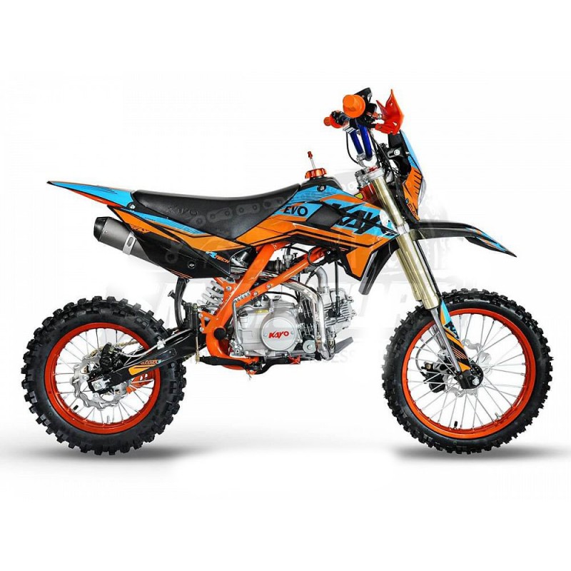 Купить  Питбайк KAYO Evolution YX140EM 17/14 KRZ (механ. сцепл., эл. стартер) (шт) (SM купить с доставкой по Москве и России, цена, технические характеристики, комплектация фото  - motoserp.ru