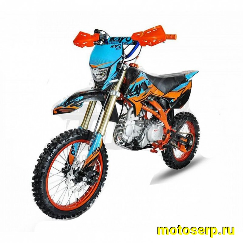 Купить  Питбайк KAYO Evolution YX140EM 17/14 KRZ (механ. сцепл., эл. стартер) (шт) (SM купить с доставкой по Москве и России, цена, технические характеристики, комплектация фото  - motoserp.ru
