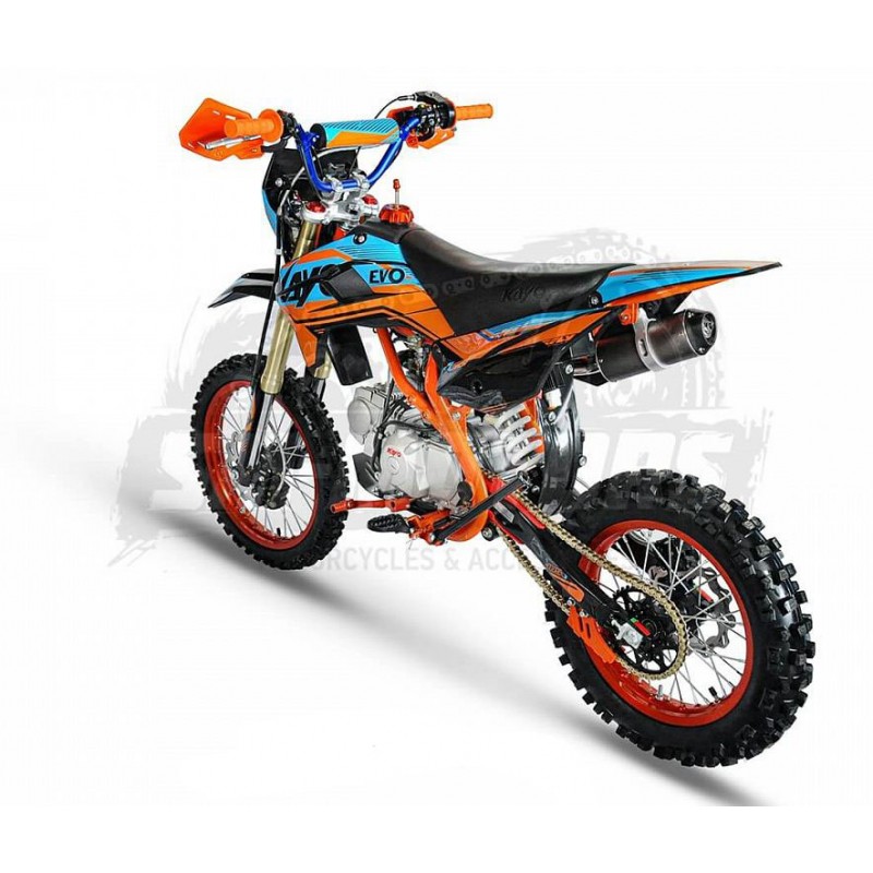 Купить  Питбайк KAYO Evolution YX140EM 17/14 KRZ (механ. сцепл., эл. стартер) (шт) (SM купить с доставкой по Москве и России, цена, технические характеристики, комплектация фото  - motoserp.ru