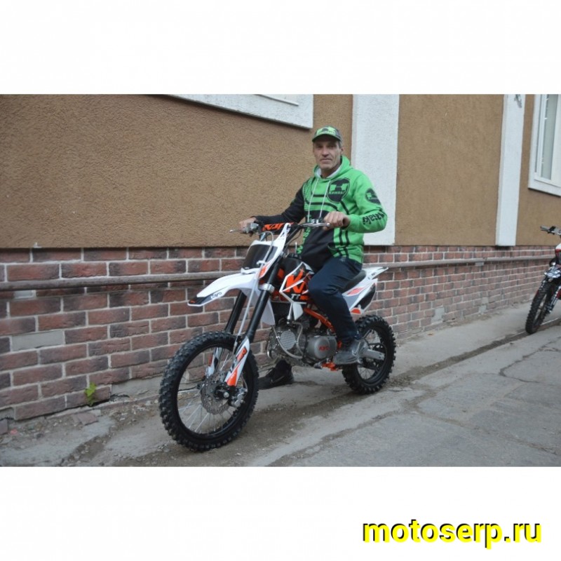 Купить  Питбайк KAYO TT160 17/14 KRZ (механ. сцепл., кикстартер) (шт) (SM купить с доставкой по Москве и России, цена, технические характеристики, комплектация фото  - motoserp.ru
