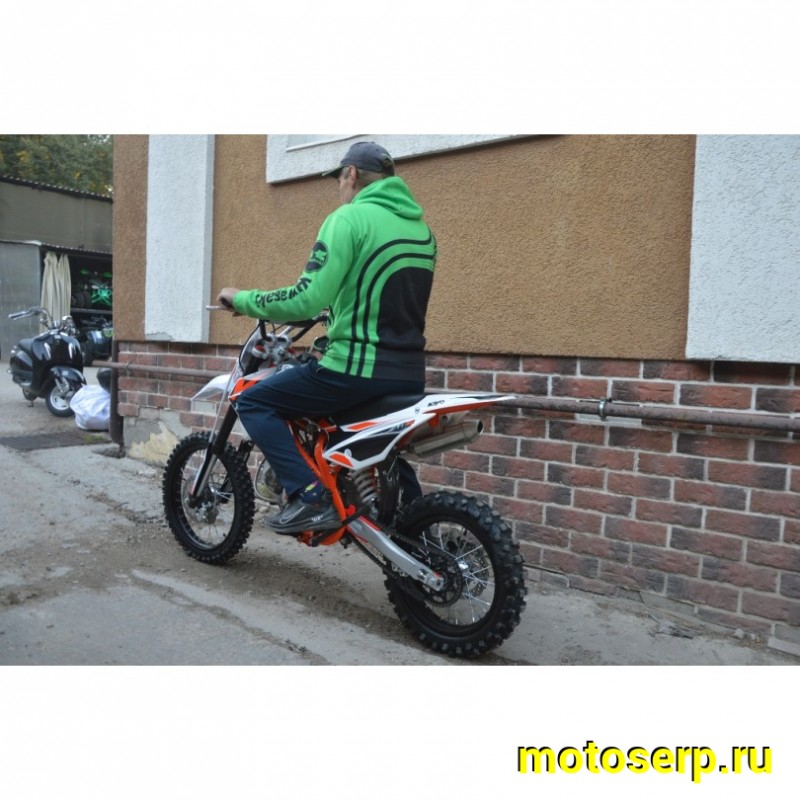 Купить  Питбайк KAYO TT160 17/14 KRZ (механ. сцепл., кикстартер) (шт) (SM купить с доставкой по Москве и России, цена, технические характеристики, комплектация фото  - motoserp.ru