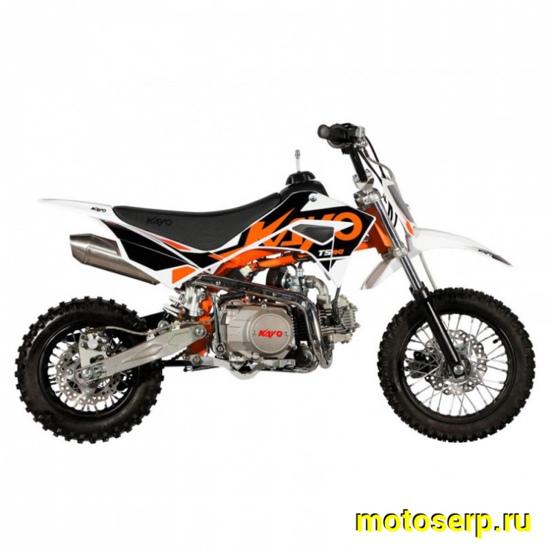 Купить  Питбайк KAYO Mini TS90 12/10 (п/автомат, эл.стартер) (шт) (SM купить с доставкой по Москве и России, цена, технические характеристики, комплектация фото  - motoserp.ru
