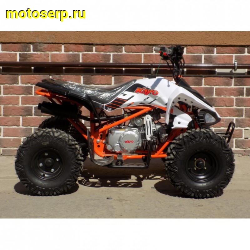 Купить  ====110cc Квадроцикл KAYO AT110 (PREDATOR 110) (белый пластик,комплект запчастей) 2025 г.  (шт) (SM купить с доставкой по Москве и России, цена, технические характеристики, комплектация фото  - motoserp.ru