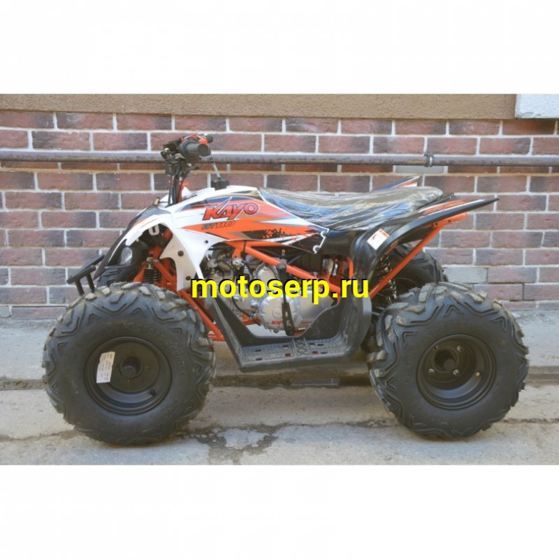 Купить  110cc Квадроцикл KAYO AT110 (PREDATOR 110) (белый пластик,комплект запчастей) 2023 г. (зал) (шт) (SM купить с доставкой по Москве и России, цена, технические характеристики, комплектация фото  - motoserp.ru