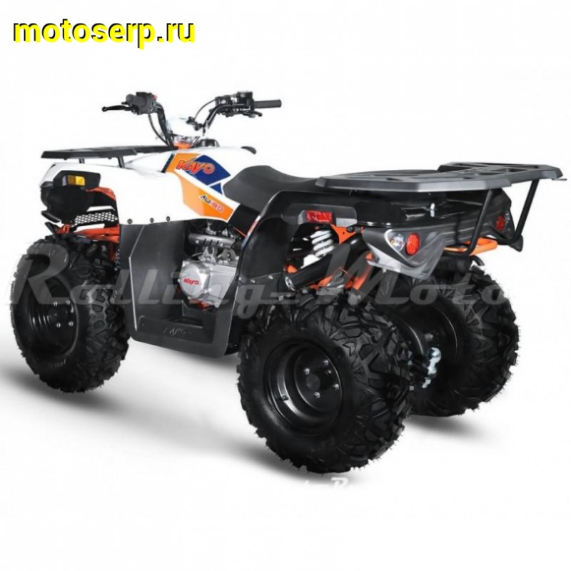 Купить  ====180cc Квадроцикл KAYO AU180 (BULL-3C) (белый пластик,комплект запчастей) 2023 г. (зал) (шт) (SM купить с доставкой по Москве и России, цена, технические характеристики, комплектация фото  - motoserp.ru