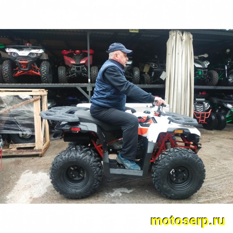 Купить  ====180cc Квадроцикл KAYO AU180 (BULL-3C) (белый пластик,комплект запчастей) 2023 г. (зал) (шт) (SM купить с доставкой по Москве и России, цена, технические характеристики, комплектация фото  - motoserp.ru