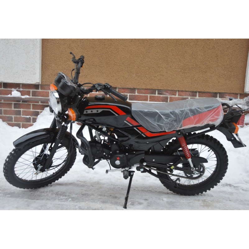 Купить  Мопед MM TRICKLER 2 (Триклер 2 нью) 50сс ,4Т, карбюр.,возд.охл.,кол.18"/17",бараб./бараб. (шт) 01100 (0 купить с доставкой по Москве и России, цена, технические характеристики, комплектация фото  - motoserp.ru