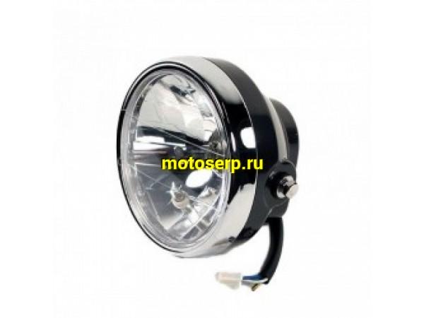 Купить  ====Фара передняя YM Leader-2 круглая ТРЕЩИНА НА КОРПУСЕ!!! (шт) (0 купить с доставкой по Москве и России, цена, технические характеристики, комплектация фото  - motoserp.ru